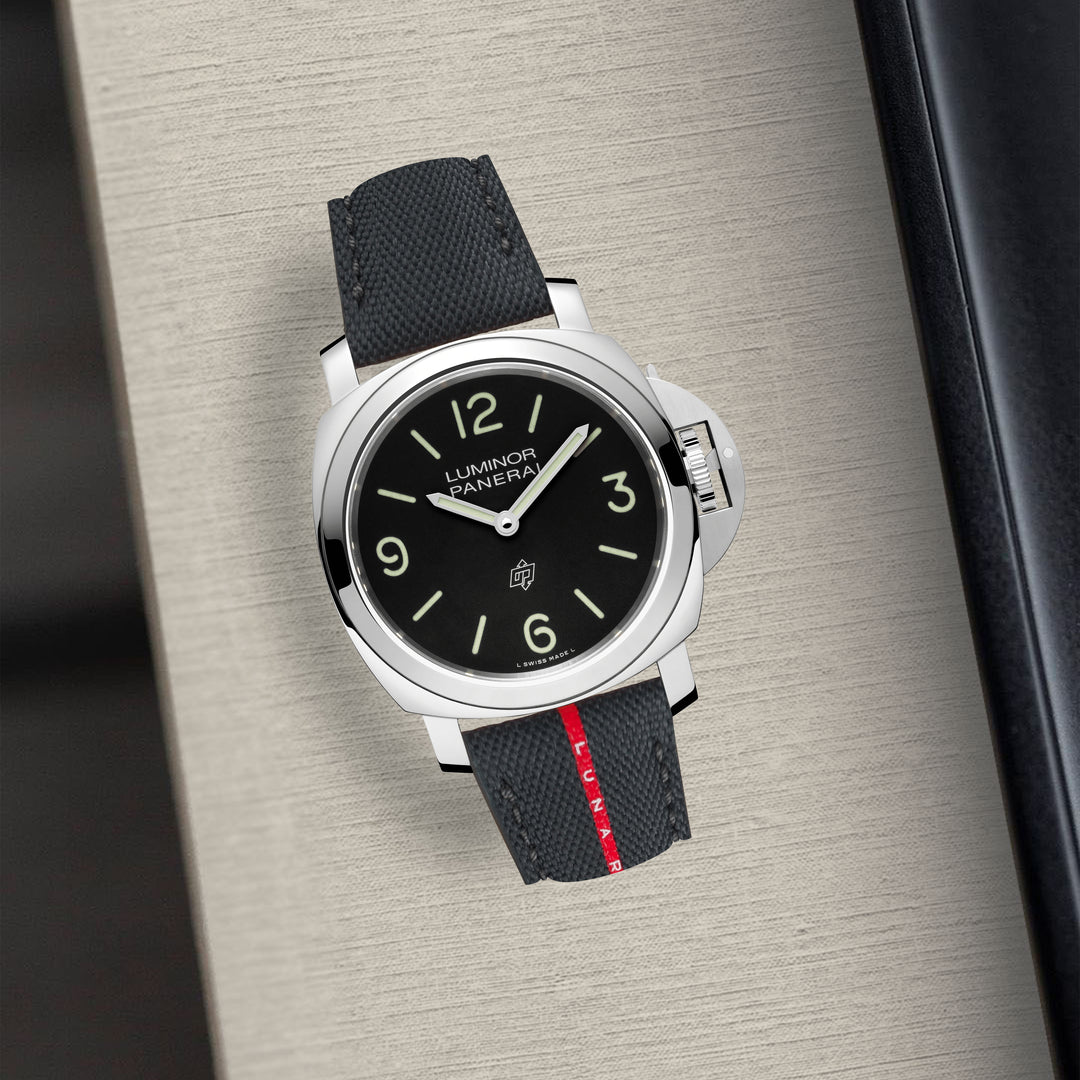 Panerai Luminor Straps - Canvas Grey Luna Rossa – Liger Straps