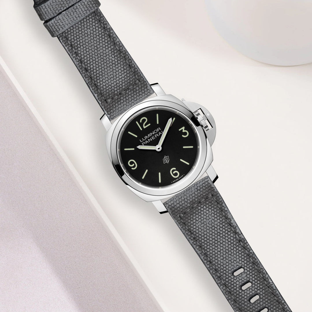 パネライ　グレー　テキスタイルストラップ PANERAI グレー テキスタイルストラップ 26/22 STD ベルト