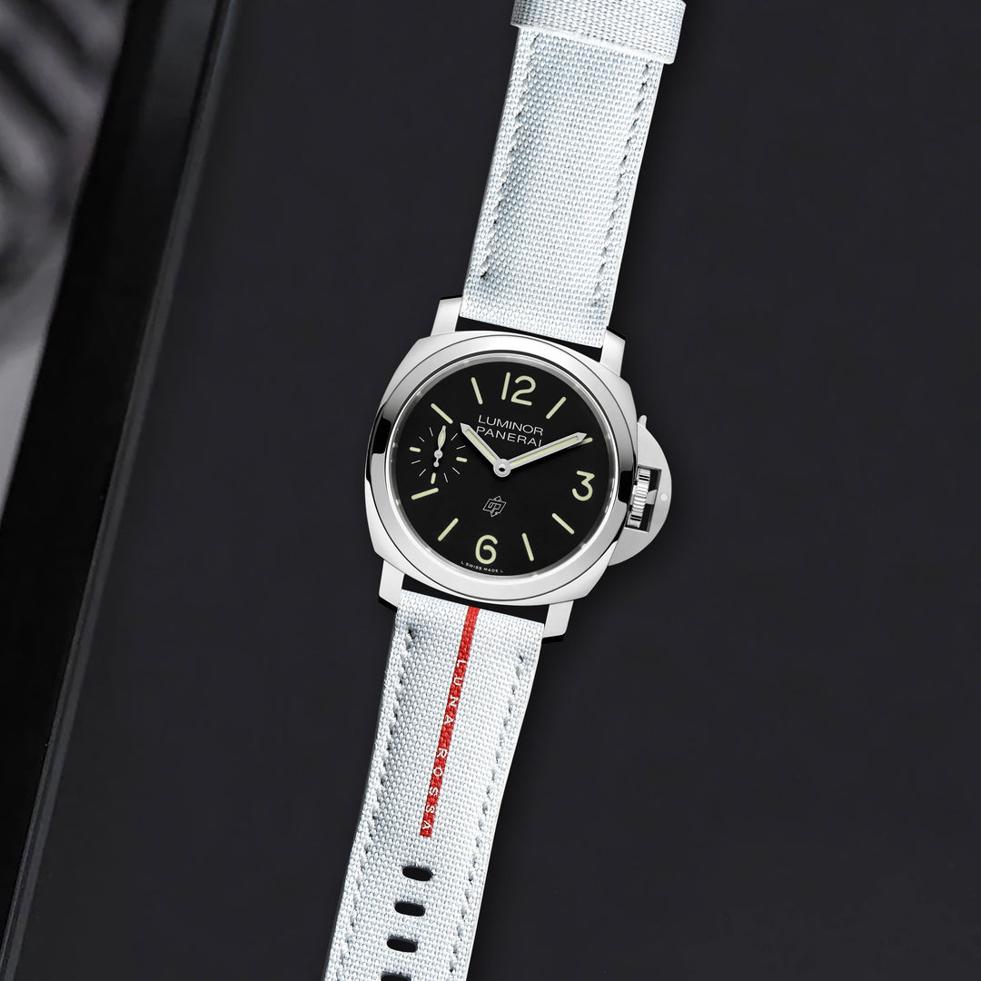 Panerai Luminor Straps - Canvas White Luna Rossa – Liger Straps