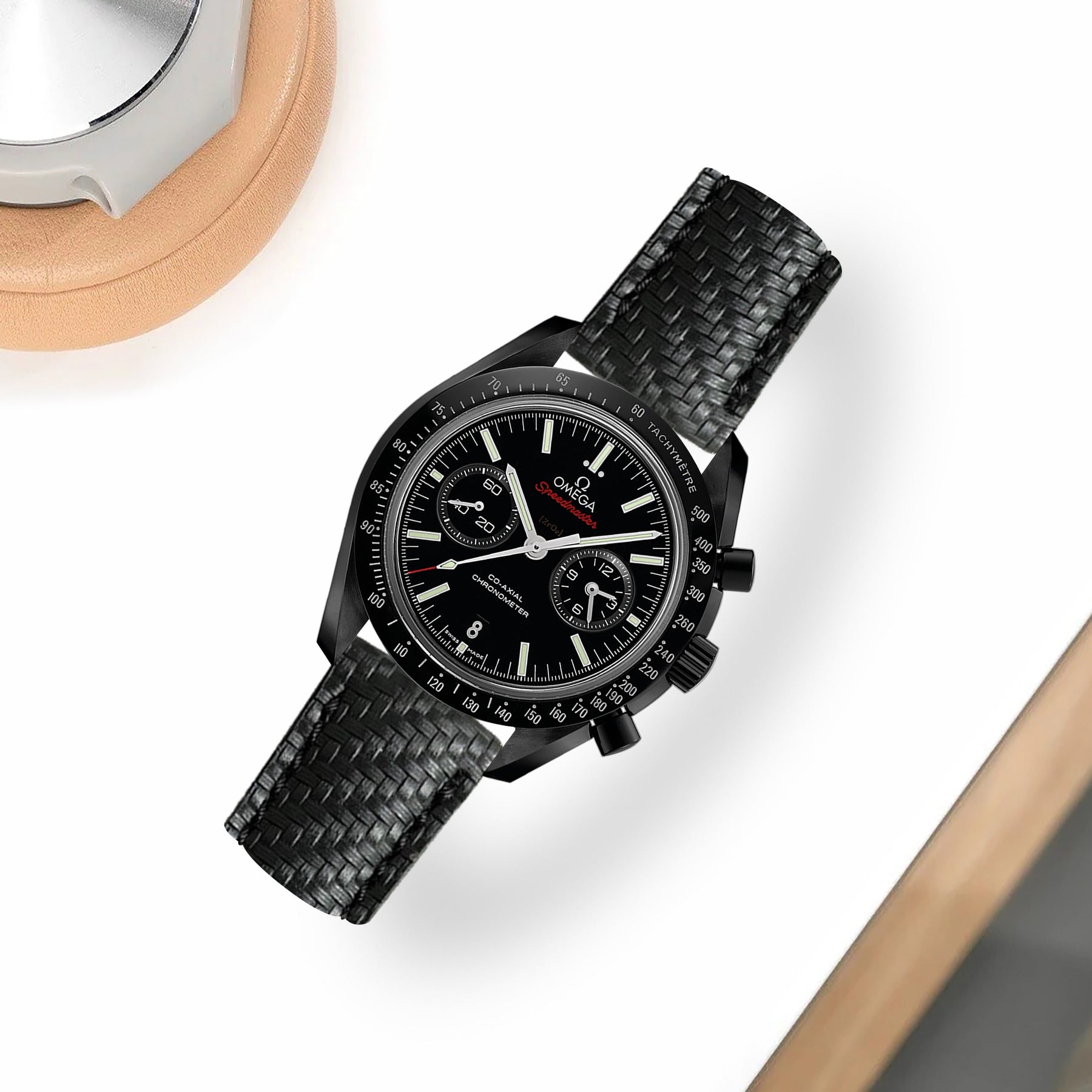 Omega Dark Side Of The Moon Straps Carbon Fiber – Liger Straps