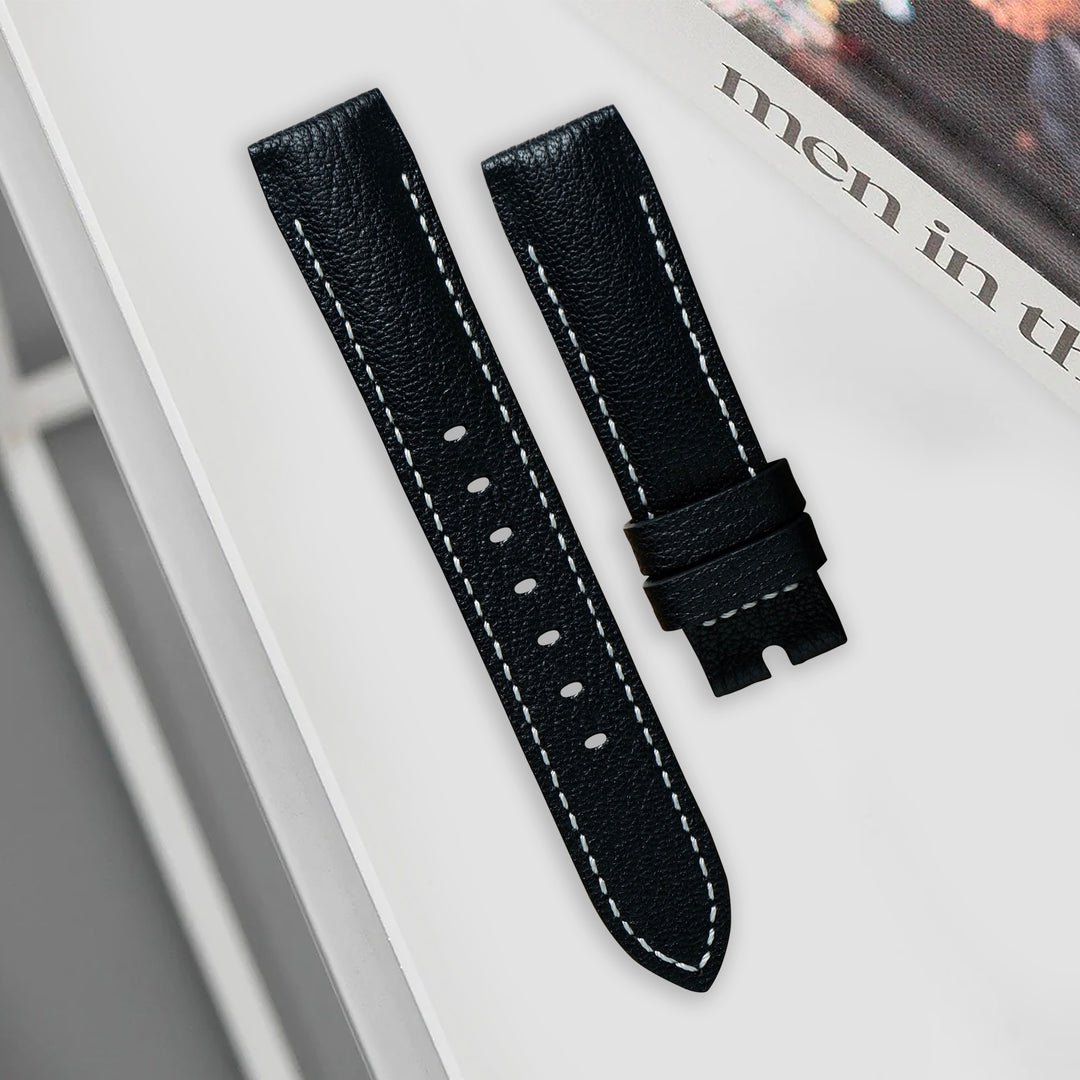 IWC Easx Change Straps - Chevre Black – Liger Straps