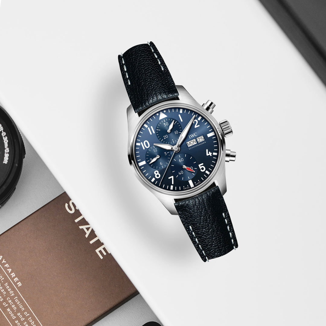 IWC Easx Change Straps - Chevre Black – Liger Straps