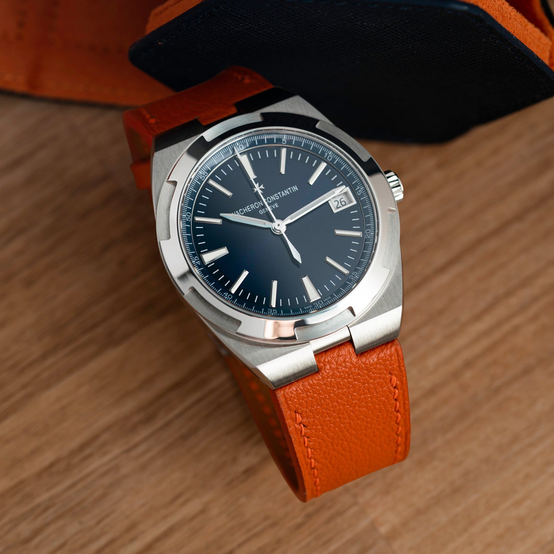 Vacheron Constantin Straps Chevre Orange