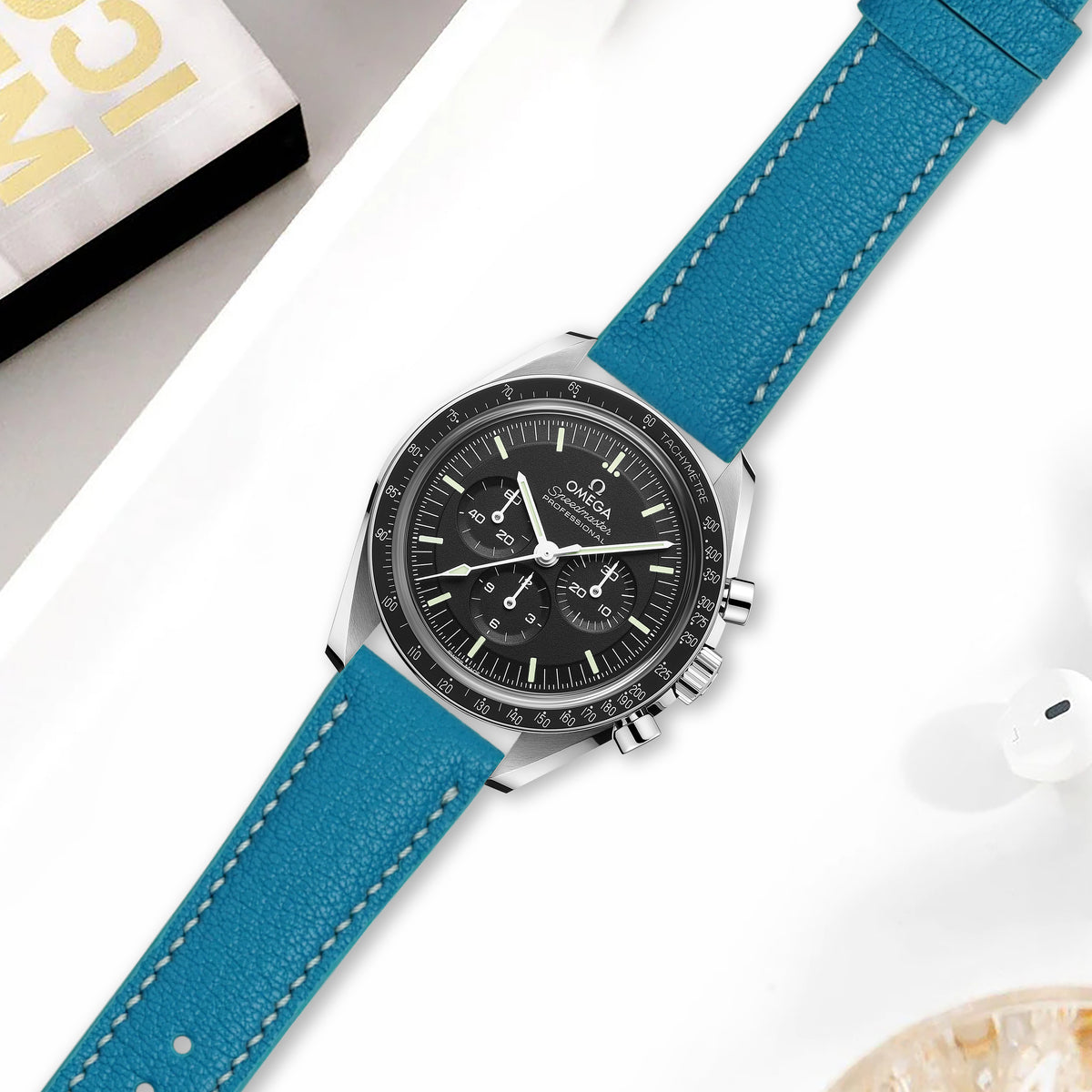 Chevre Riviera Blue – Liger Straps