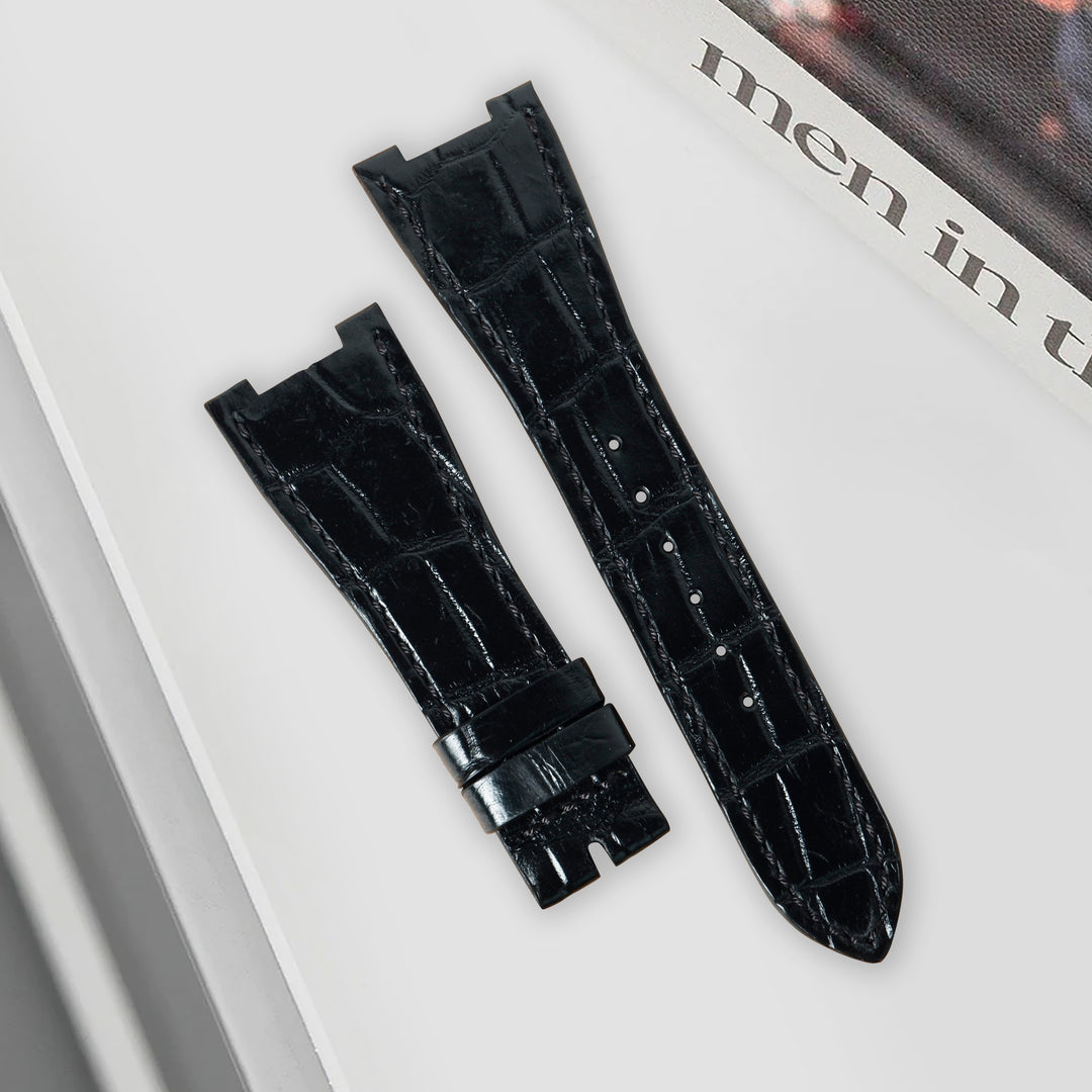 Patek Nautilus Straps - Croco Black – Liger Straps