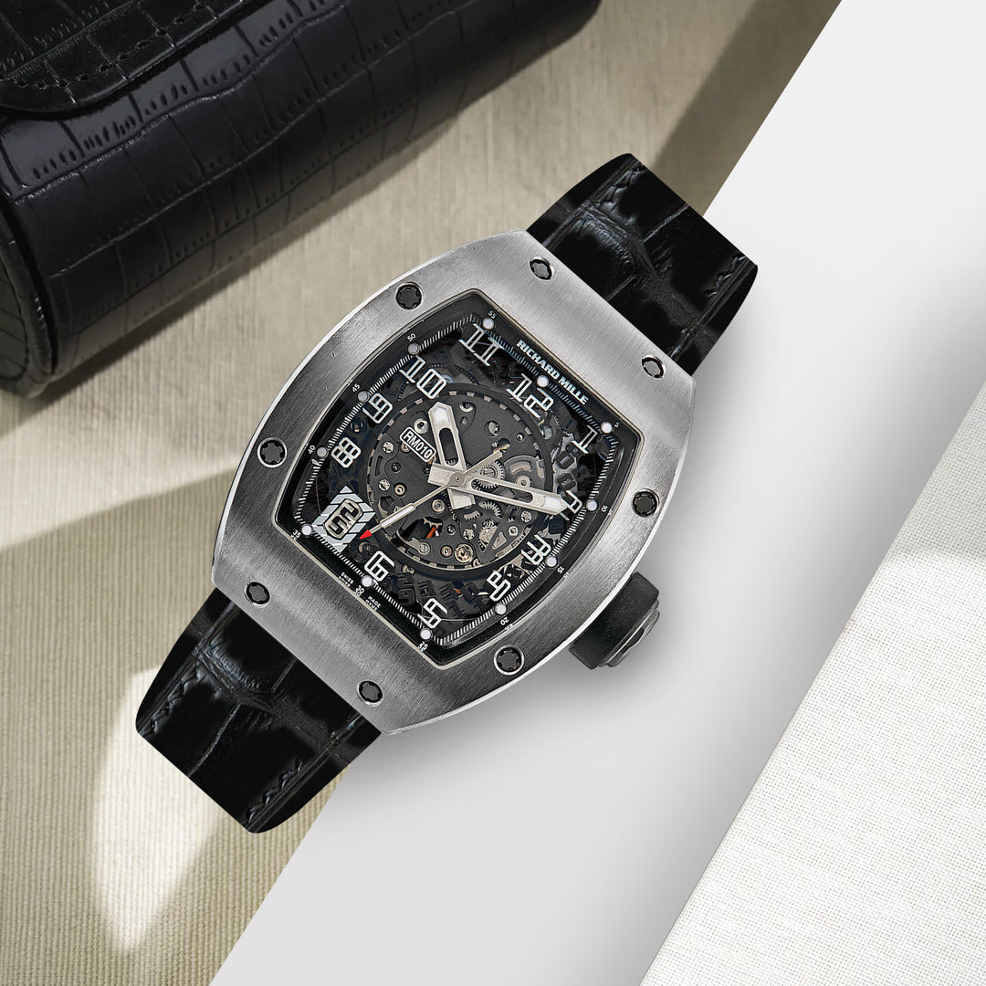 Richard Mille Straps - Croco Black – Liger Straps