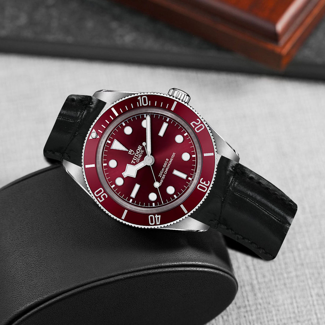 Tudor Blackbay Fifty Eight 39mm Straps - Croco Black – Liger Straps