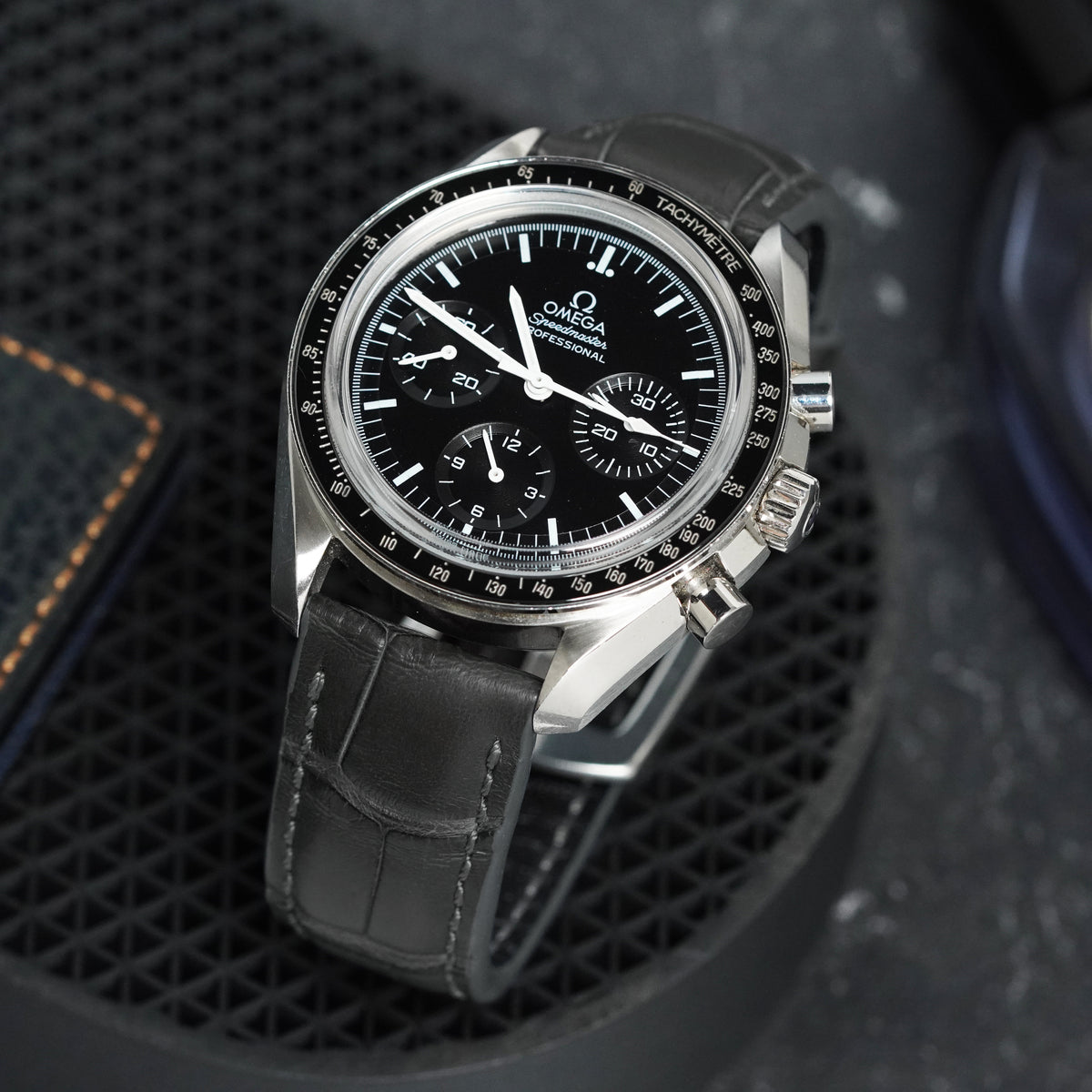 Croco Charcoal – Liger Straps