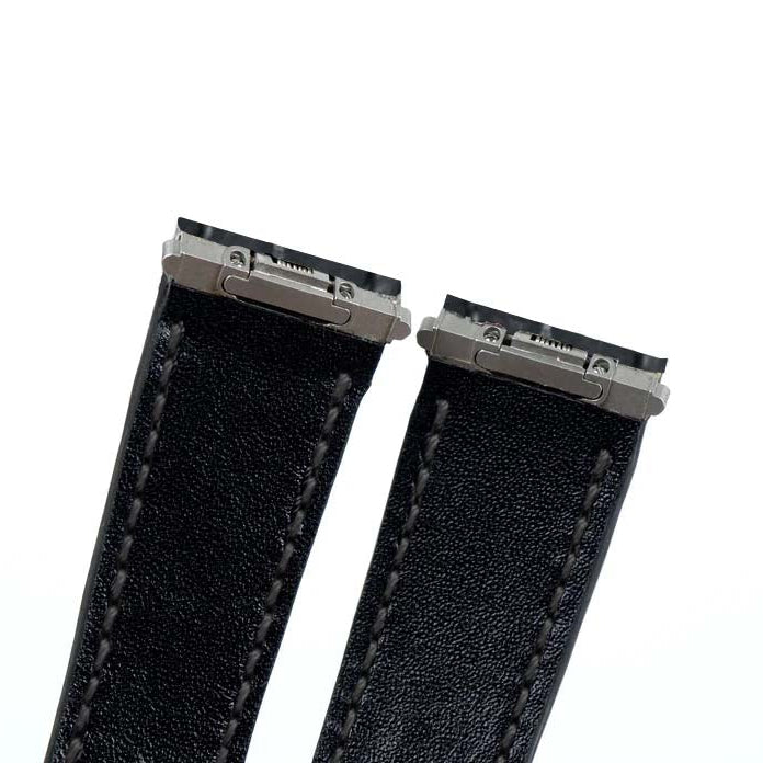 Santos de Cartier Quick Release Straps - Croco Dark Grey – Liger