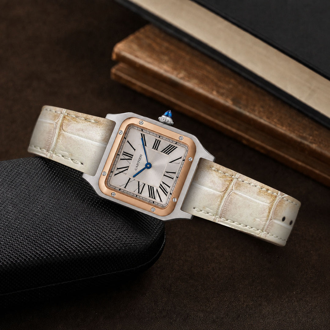 Cartier Dumont Straps - Croco Himalayan – Liger Straps