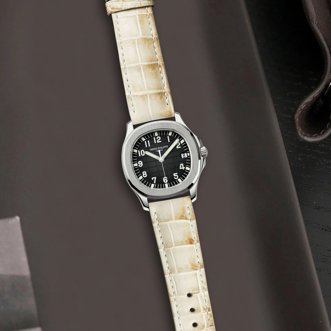 Patek Aquanaut Straps - Croco Himalayan – Liger Straps
