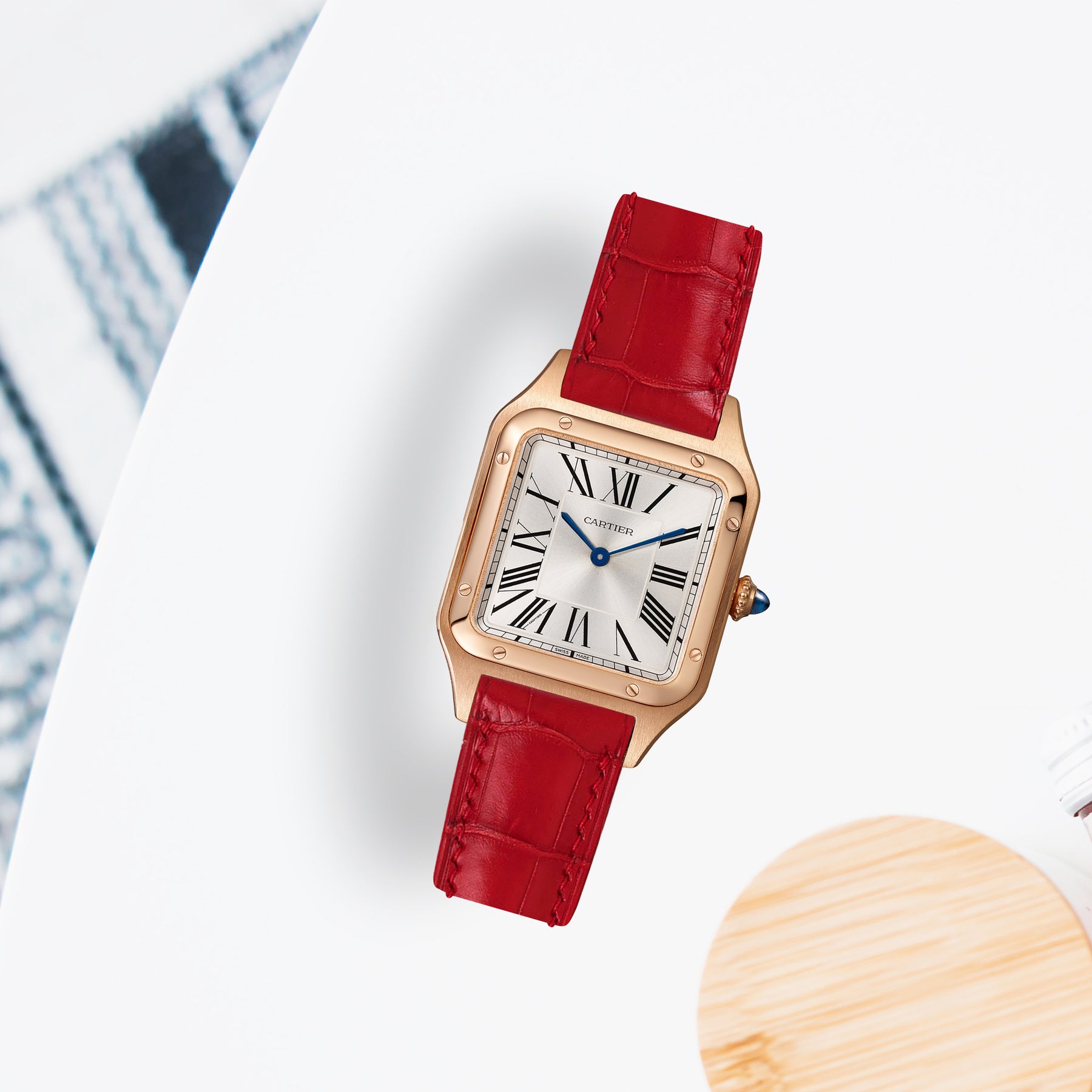 Cartier Dumont Straps - Croco Red – Liger Straps