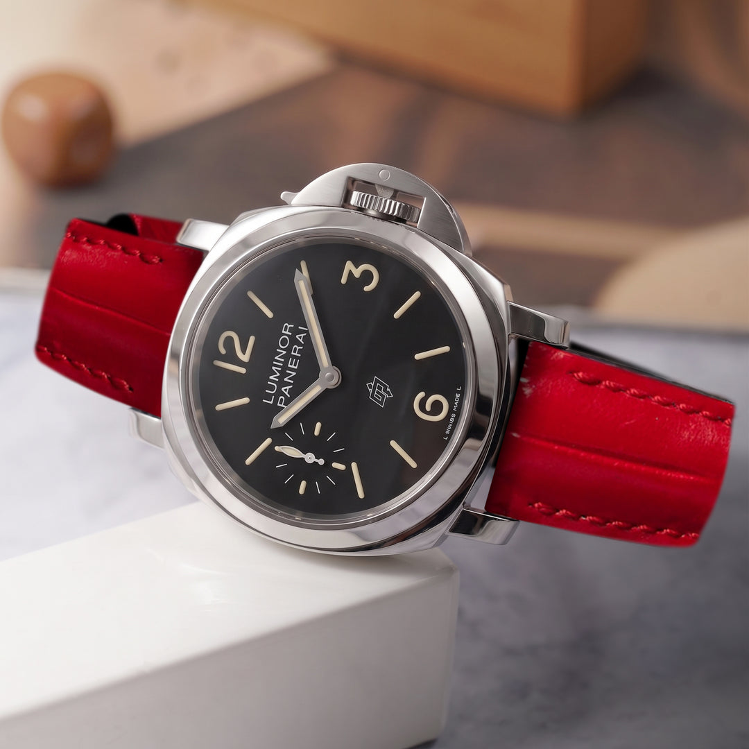 Panerai Luminor Straps - Croco Red – Liger Straps