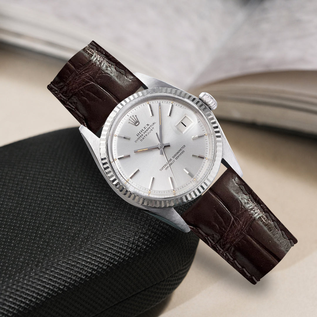 Rolex Datejust Straps - Croco Tobacco – Liger Straps