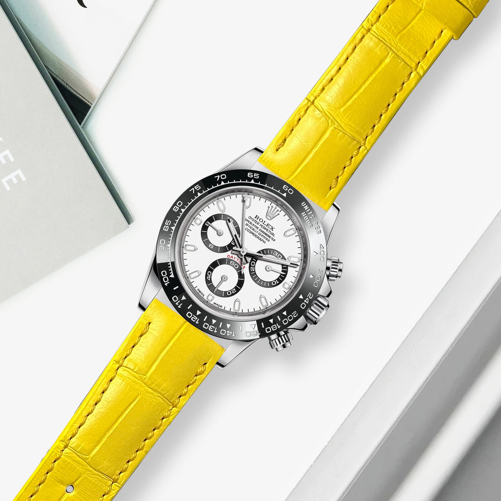 ROLEX キーホルダー イエロー グレー ROLEX キーホルダー イエロー グレー ROLEX - ロレックス