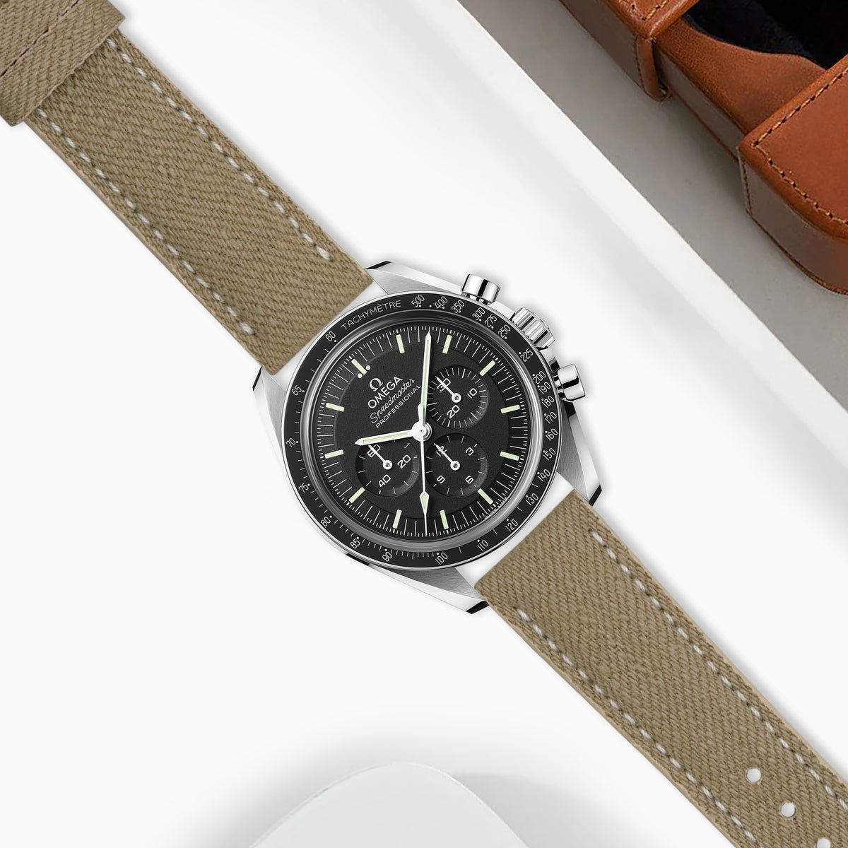 Ready Made 20mm Straps - Denim Beige – Liger Straps
