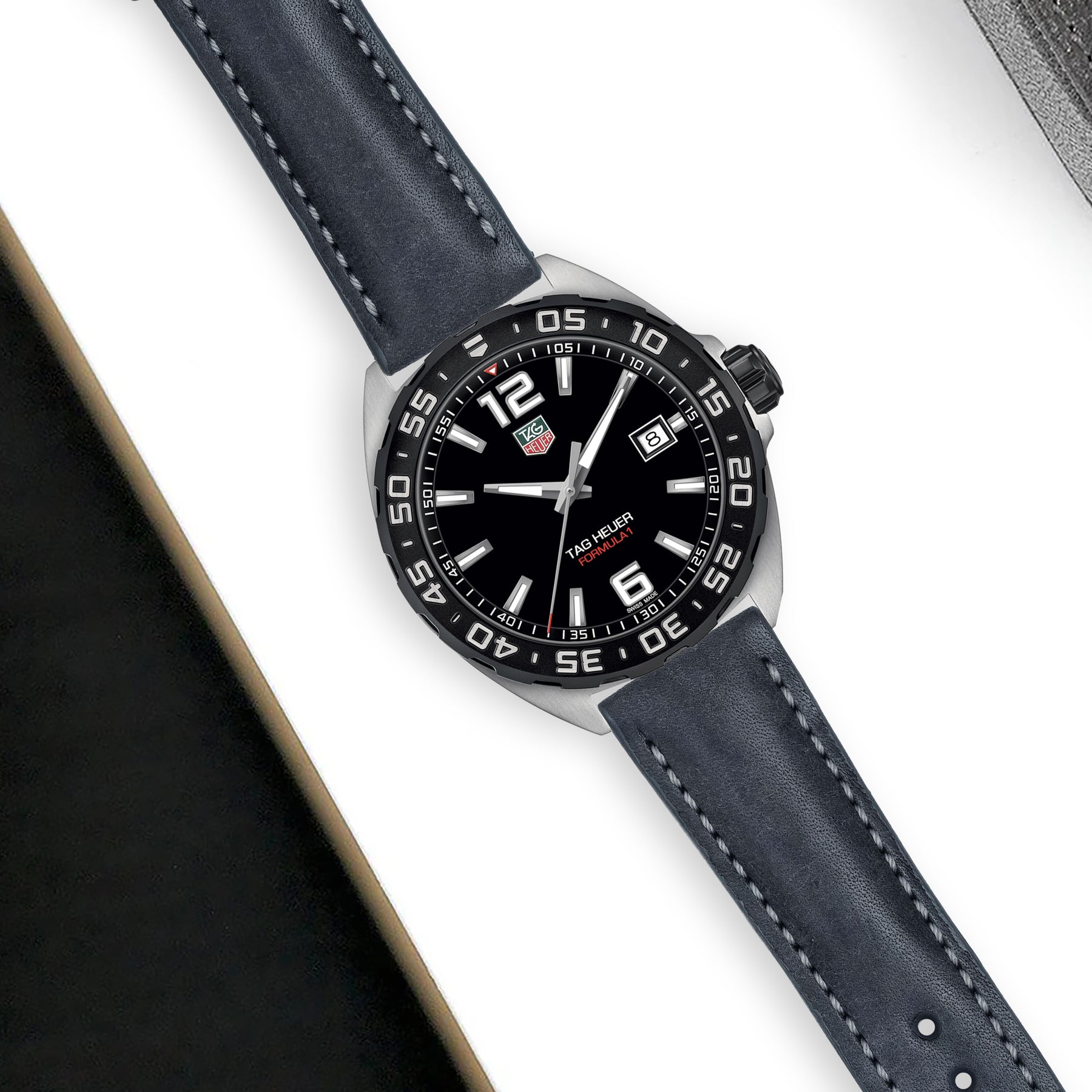 Tag Heuer Formula 1 Straps - Diablo Steel Grey – Liger Straps