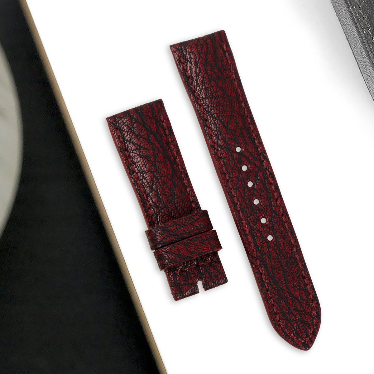 Omega Seamaster Aqua Terra Straps - Elephant Red – Liger Straps