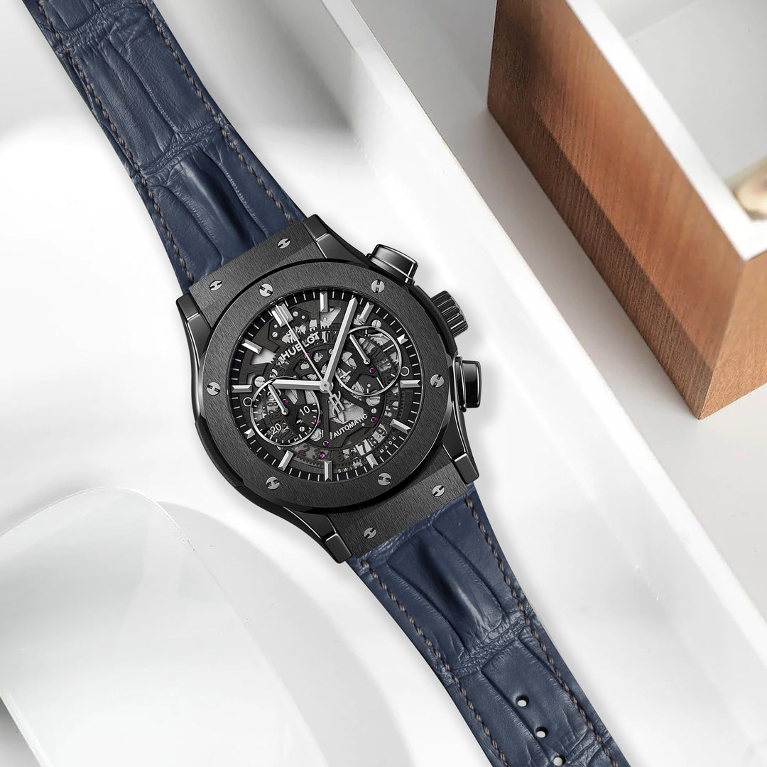 Hublot Classic Fusion Straps - Hornback Dark Grey – Liger Straps