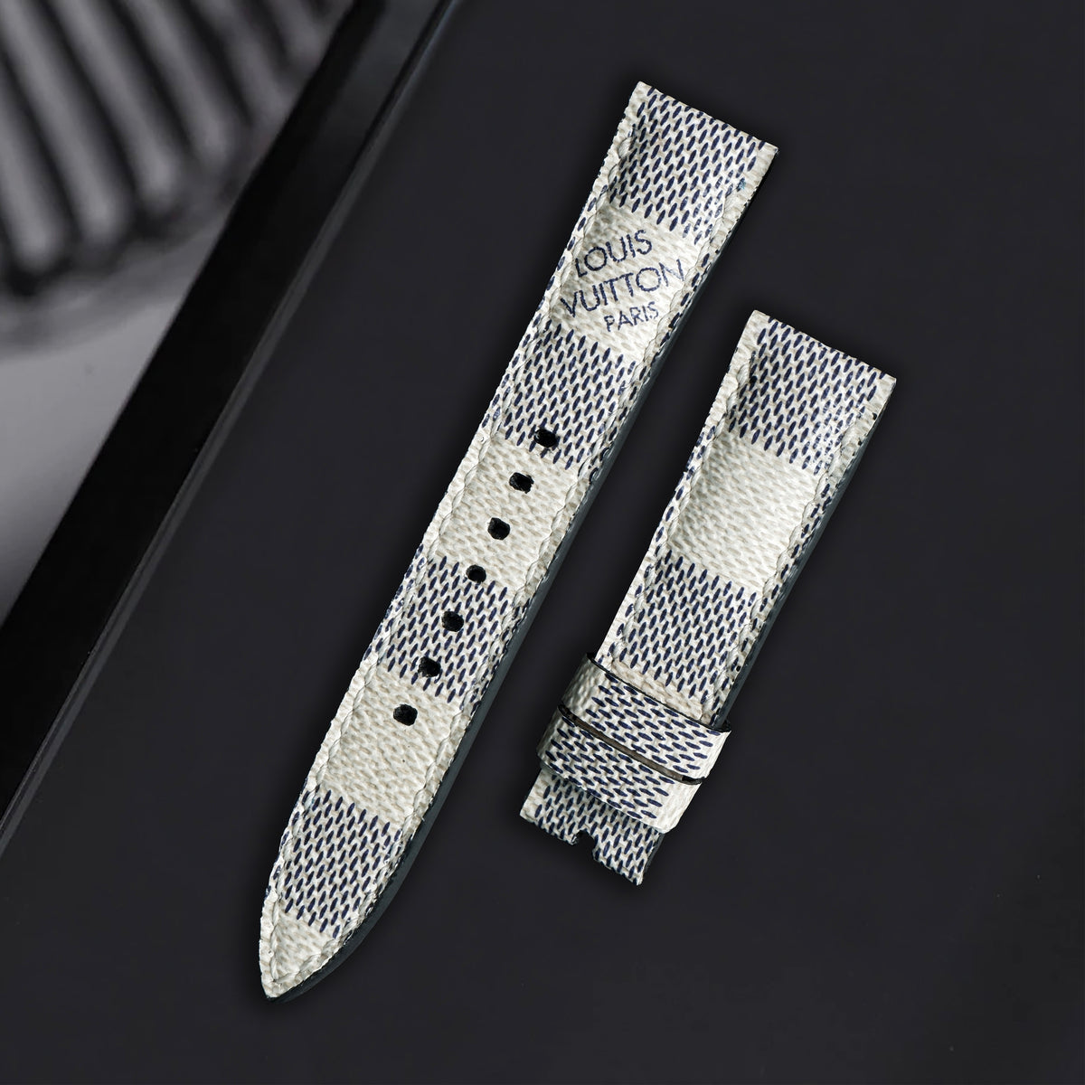 Other Breitling Watches Straps - Louis Vuitton Damier Azur No Logo