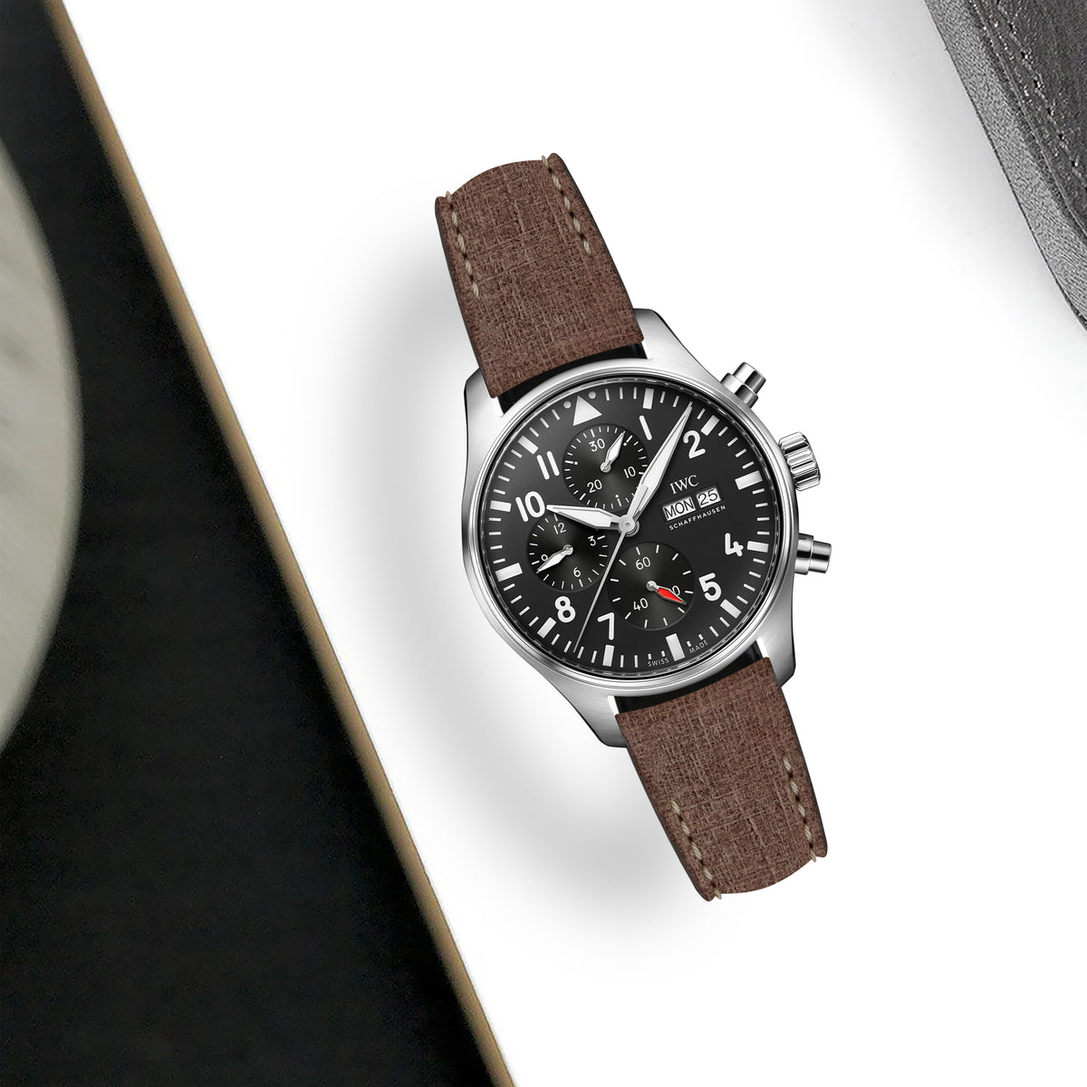 IWC Easx Change Straps - Ospro Brown – Liger Straps