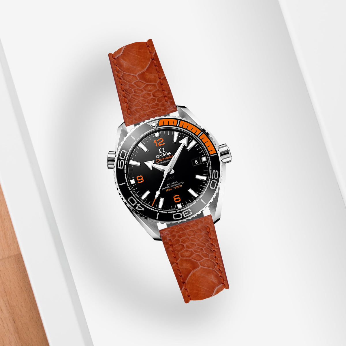 Omega Seamaster Planet Ocean Straps - Ostrich Leg Cedar – Liger Straps