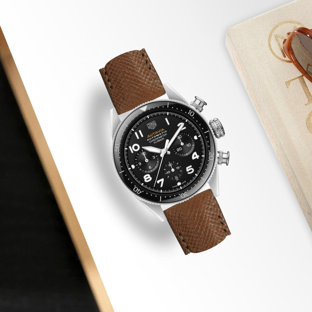 Tag Heuer Autavia Straps - Patron Brown – Liger Straps