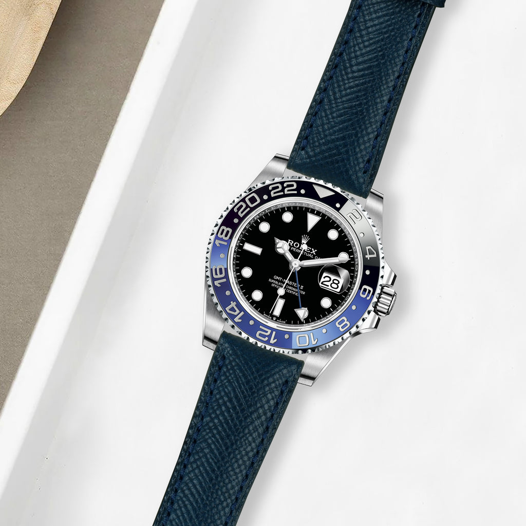 Rolex GMT Master II Batman Straps Patron Navy Blue – Liger Straps