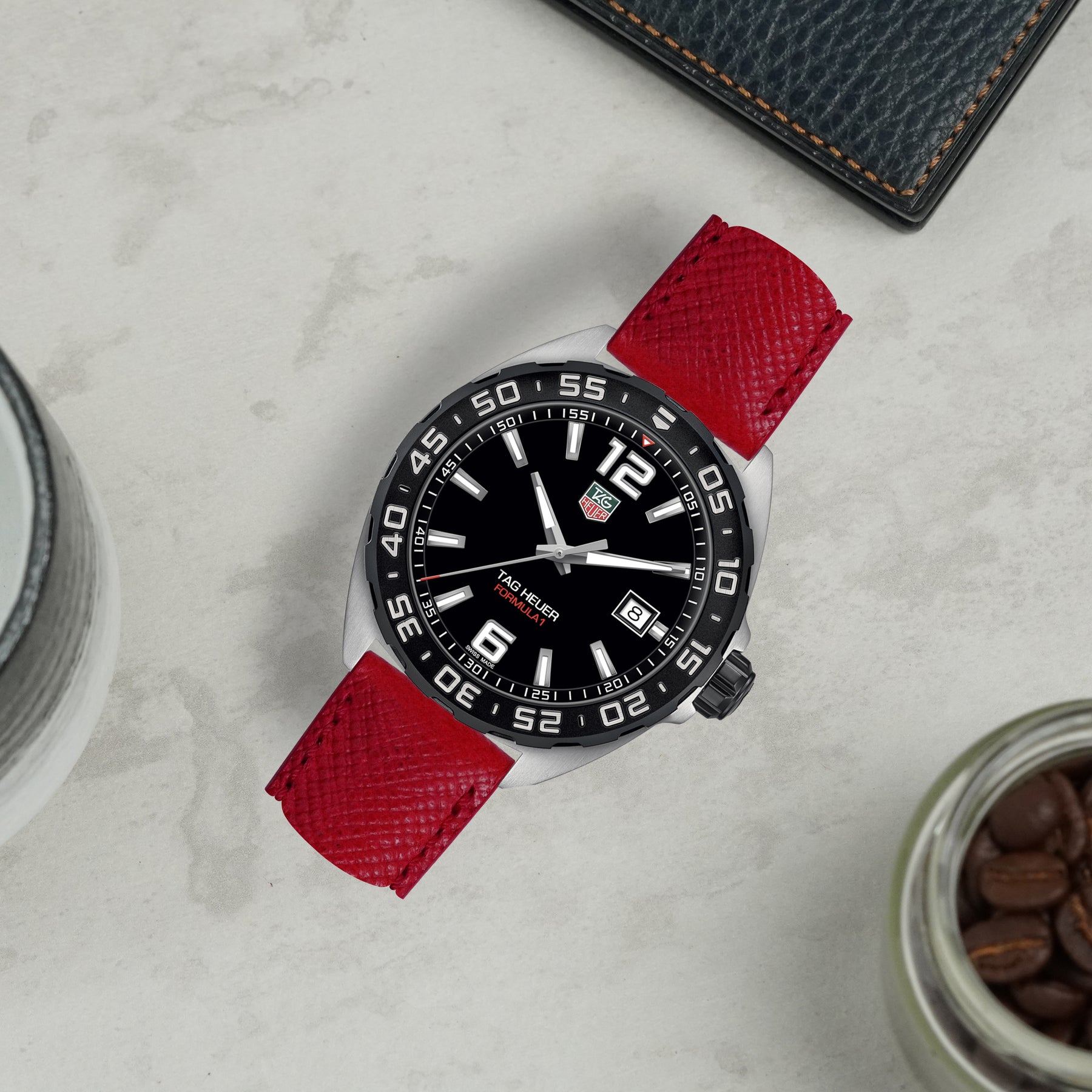 Tag Heuer Formula 1 Straps - Patron Red – Liger Straps