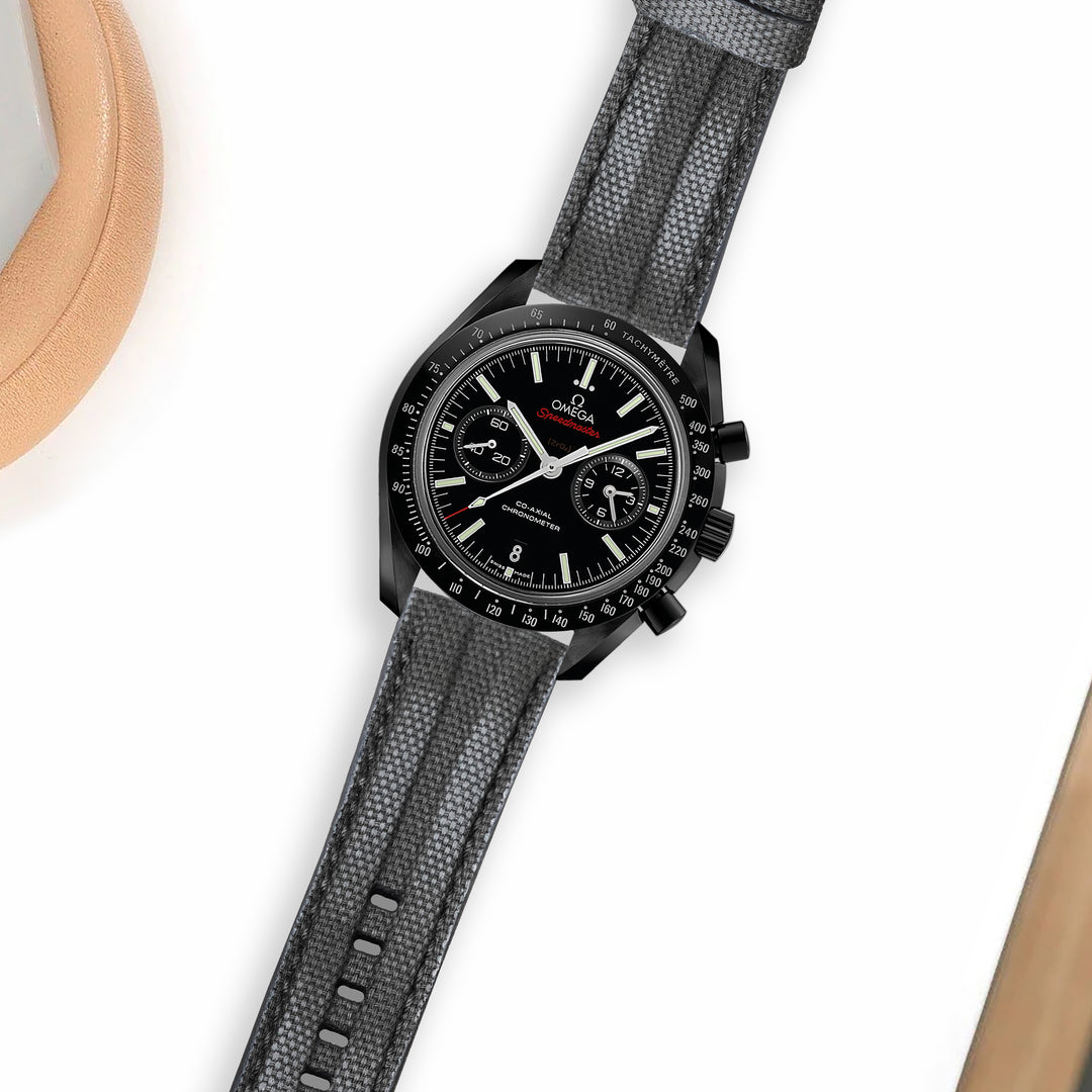 Omega dark side of the moon leather strap best sale