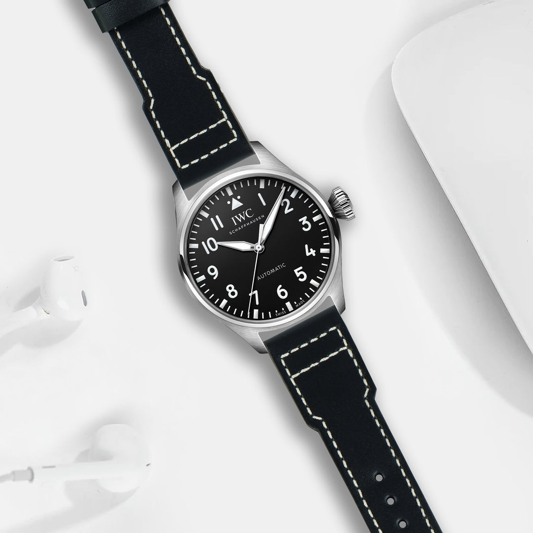 IWC Pilot Straps - Pilot Black – Liger Straps