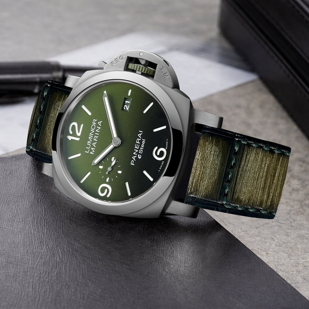 Panerai Luminor Straps - Poesaka Green – Liger Straps