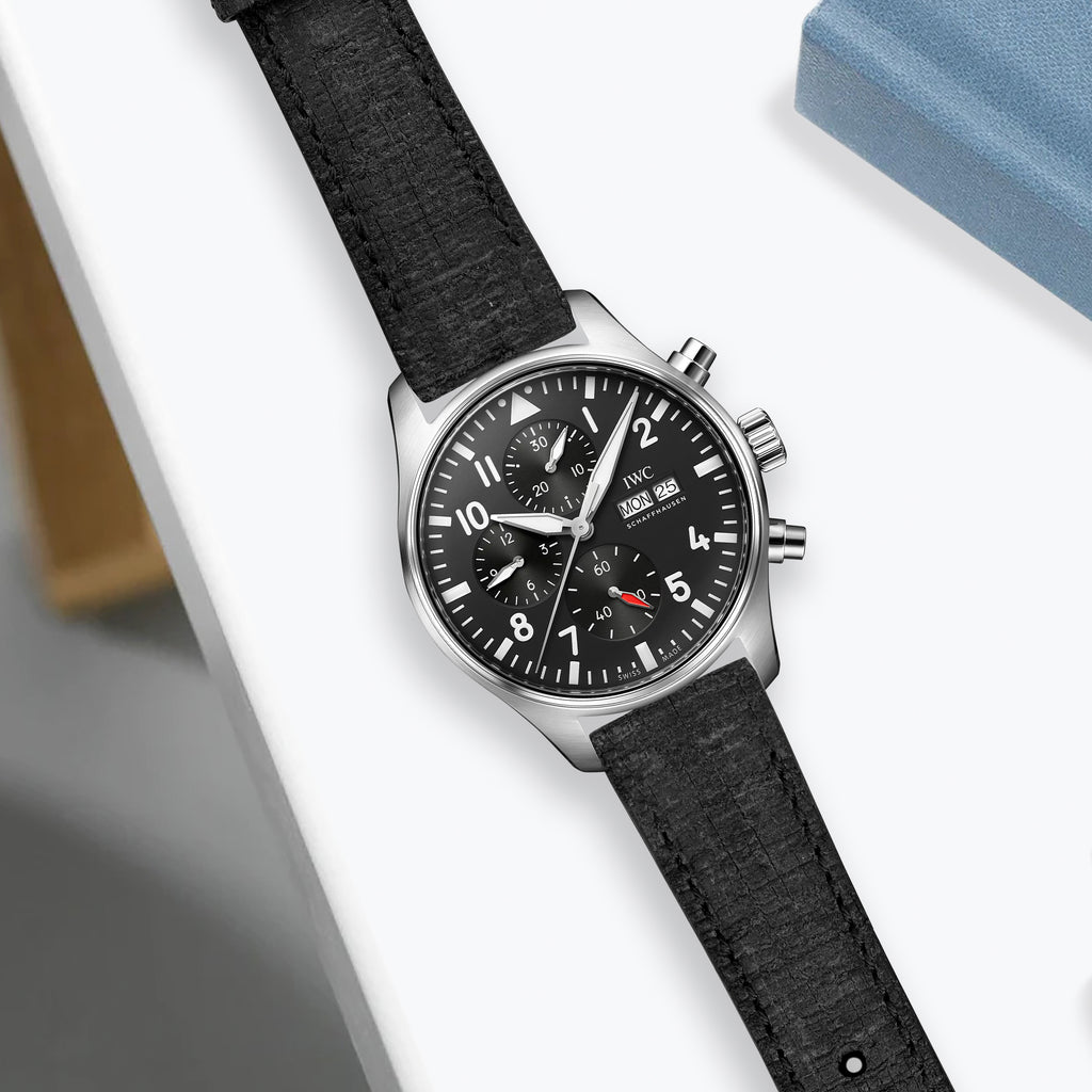 IWC Easx Change Straps - Rocher Black – Liger Straps