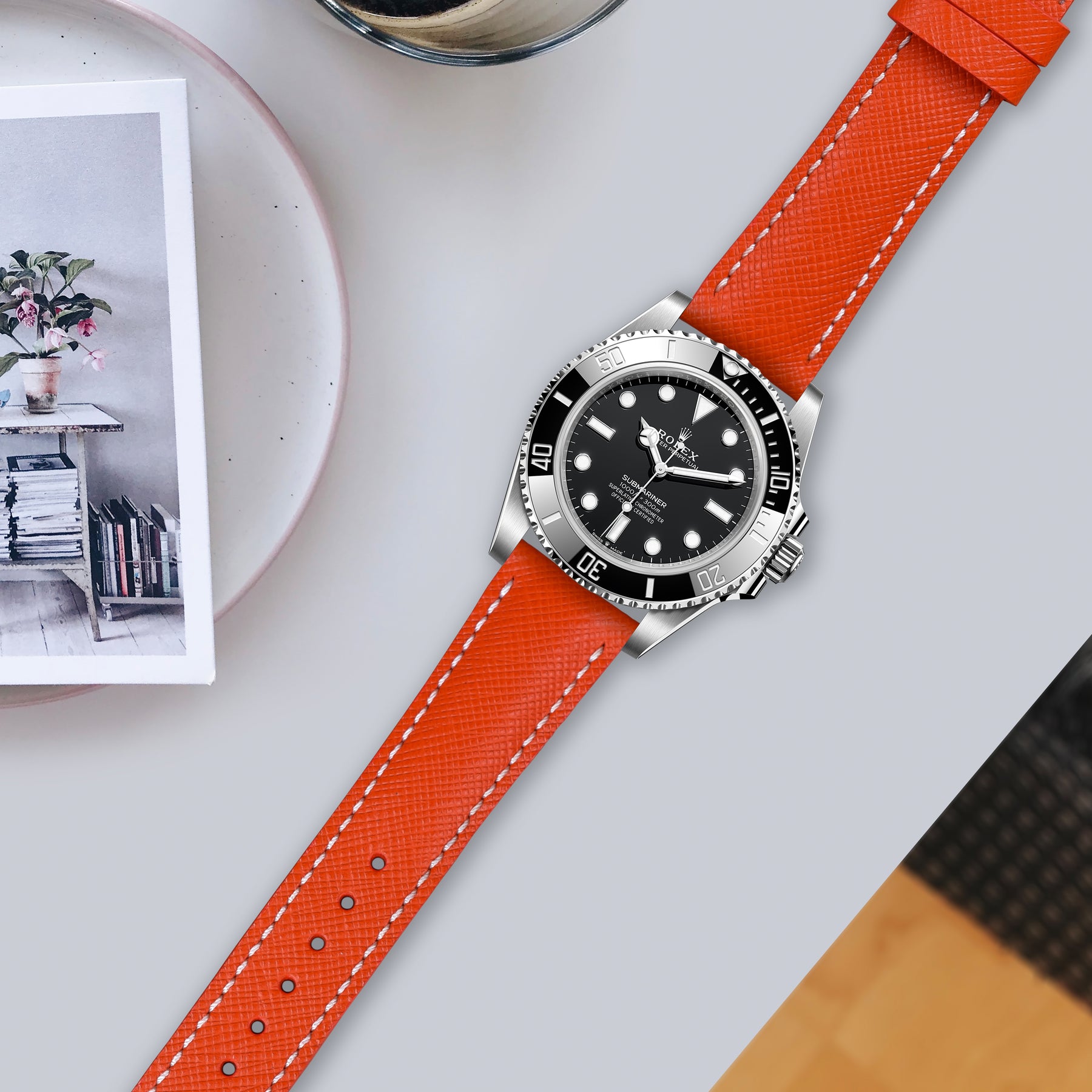 Rolex submariner orange hot sale