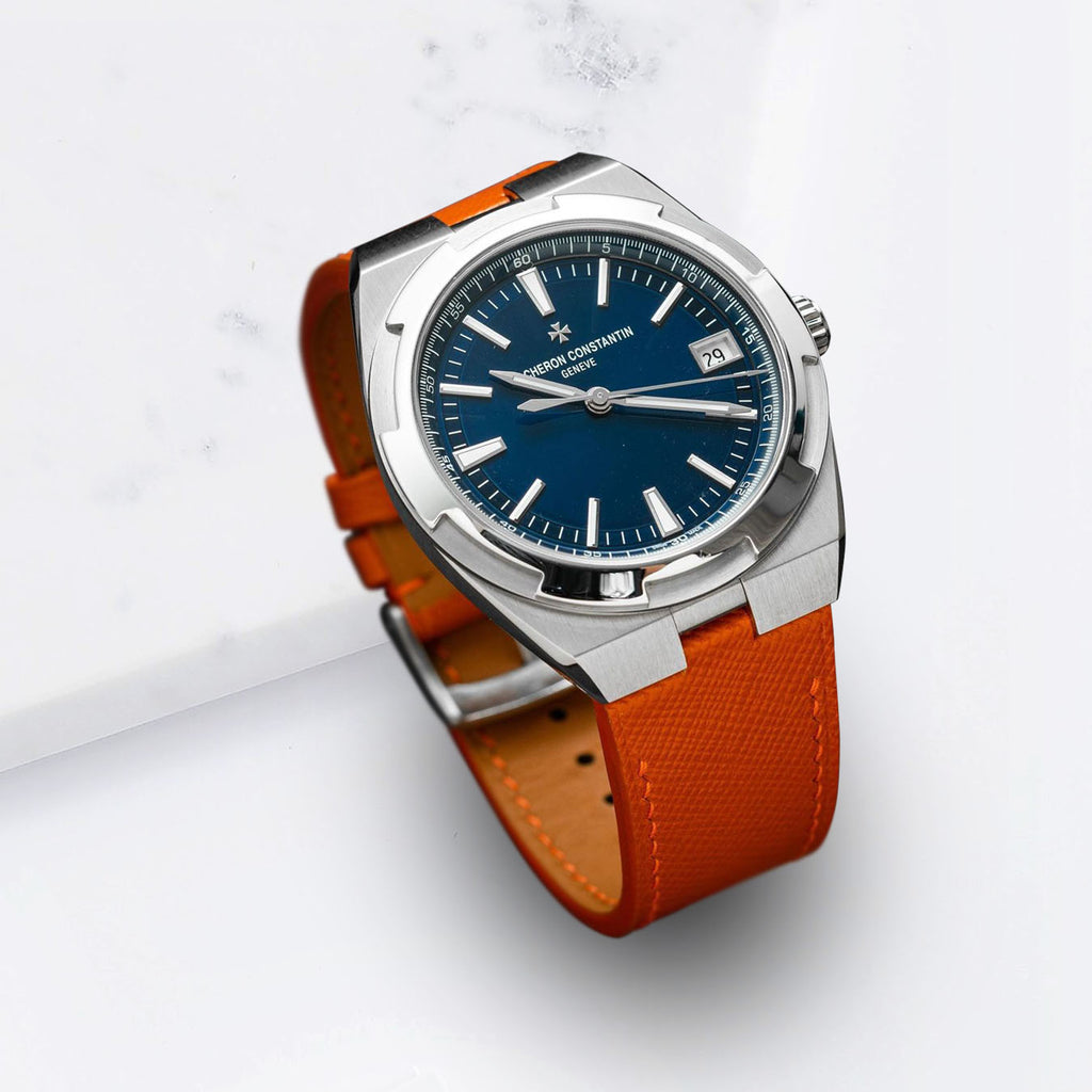 Vacheron Constantin Straps Saffiano Orange Liger Straps