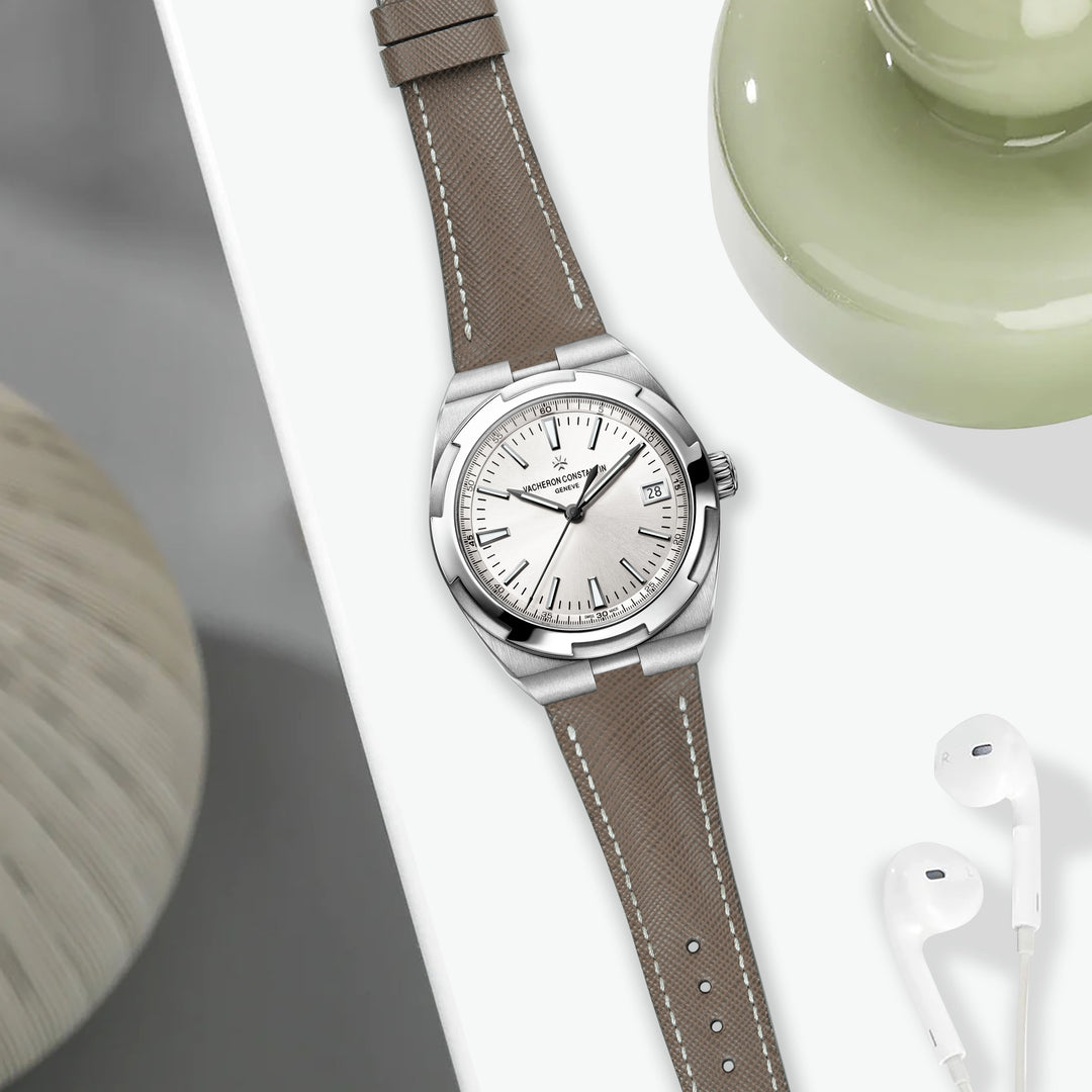 Vacheron Constantin Straps - Saffiano Taupe – Liger Straps