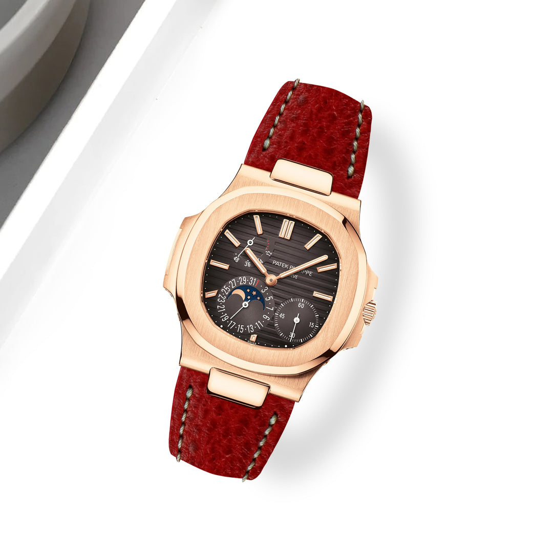 Patek Nautilus Straps Tjakra Red – Liger Straps