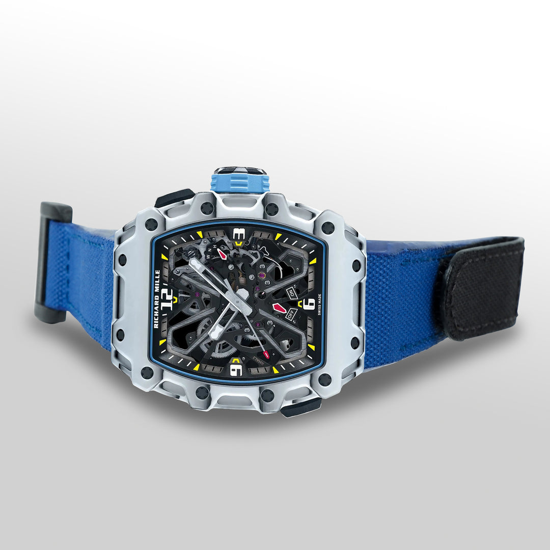 Richard Mille Straps - Velcro Canvas Batman – Liger Straps
