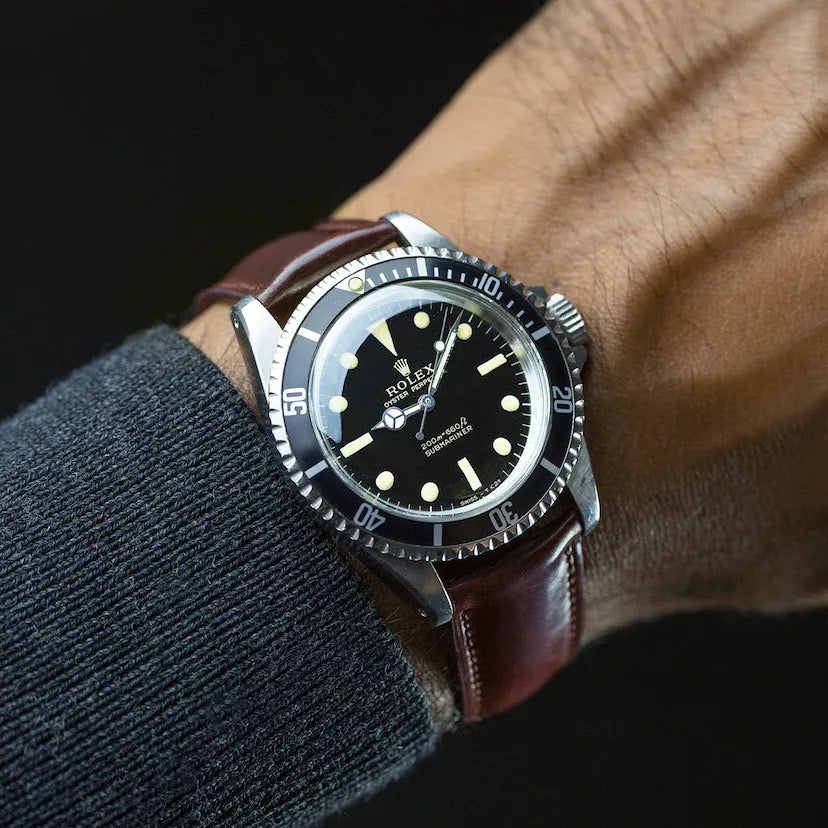 Rolex Submariner Straps Cordovan Bordeaux