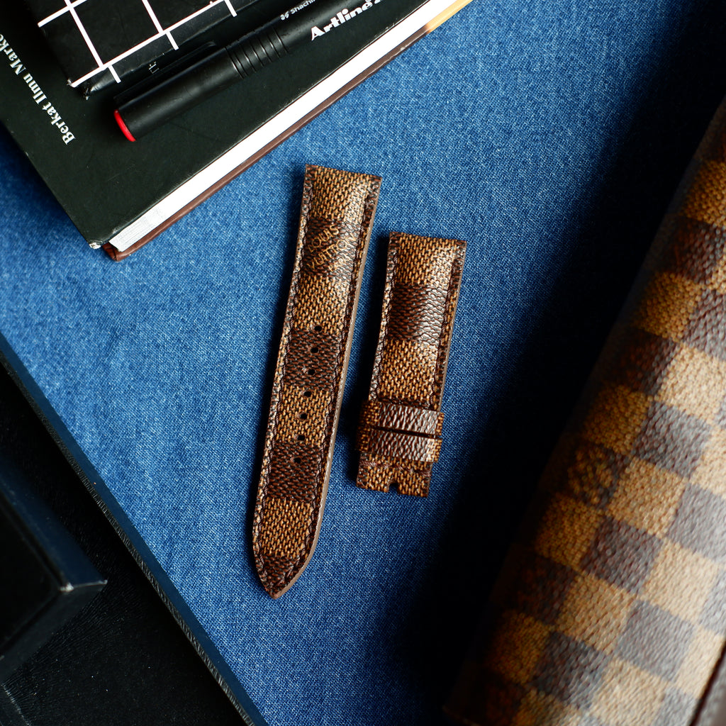 Ready Made Bell and Ross Straps - Louis Vuitton Ebene Logo – Liger