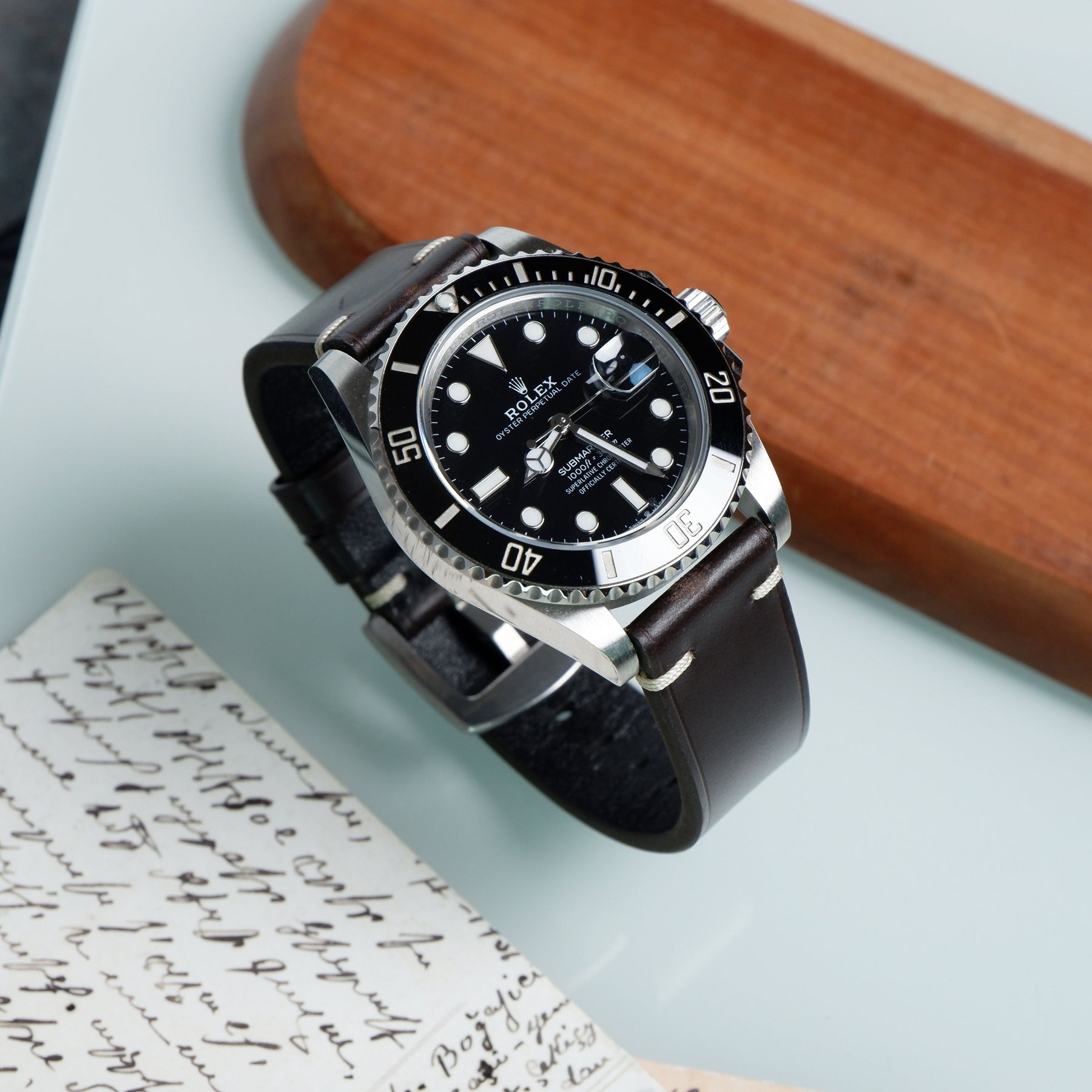 Rolex submariner in the dark store