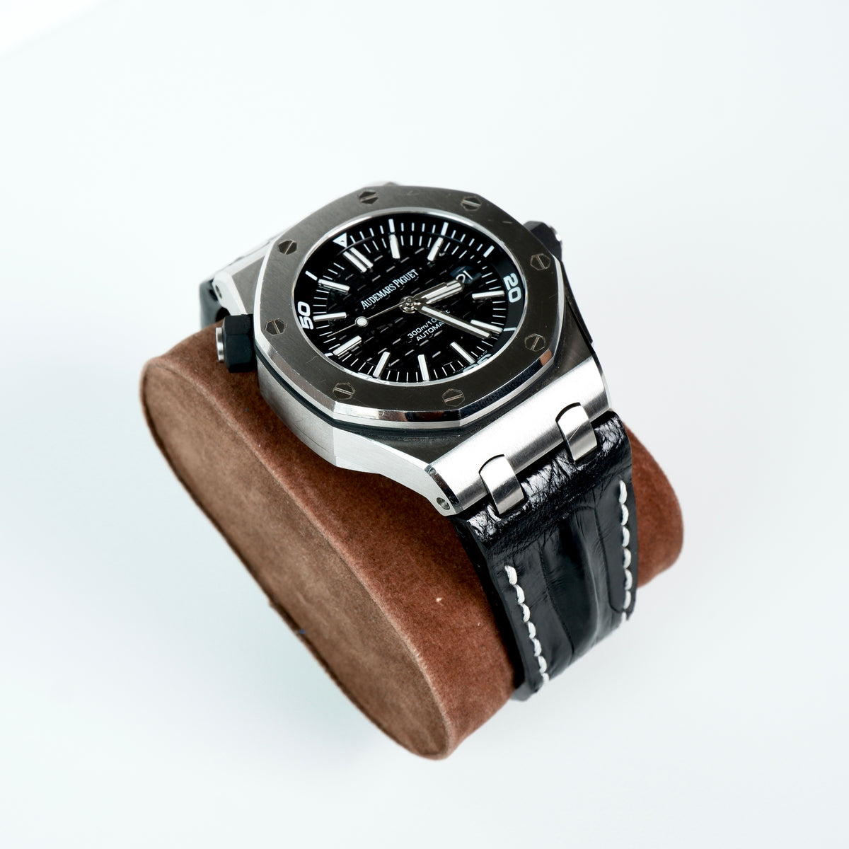 AP ROO Diver Straps - AP Hornback Black – Liger Straps