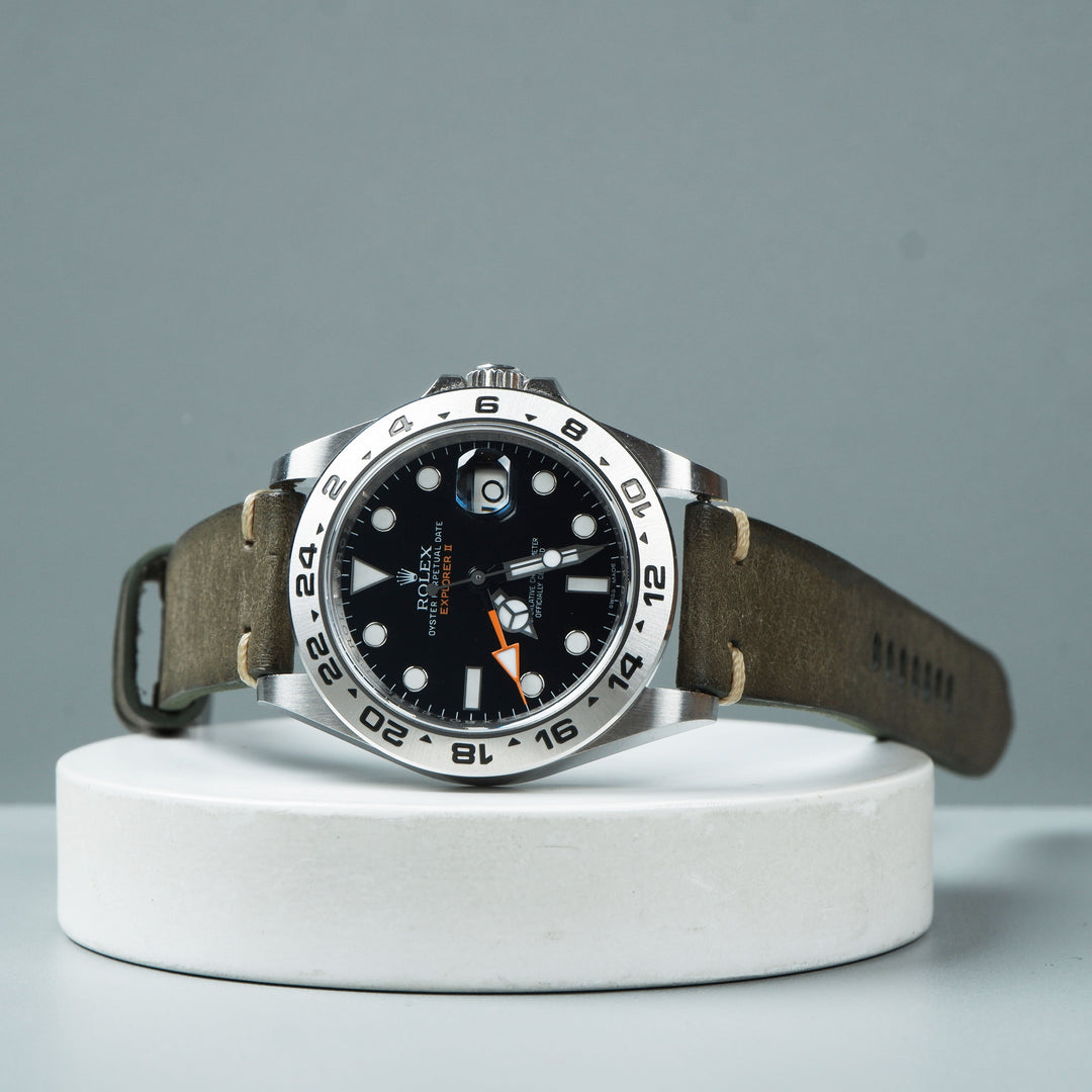 Rolex Explorer Straps - Minimalist Diablo Grey – Liger Straps