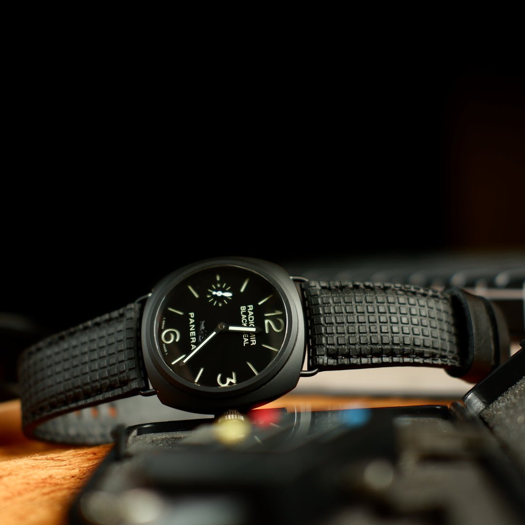 Panerai Radiomir Straps - Chessboard Black – Liger Straps