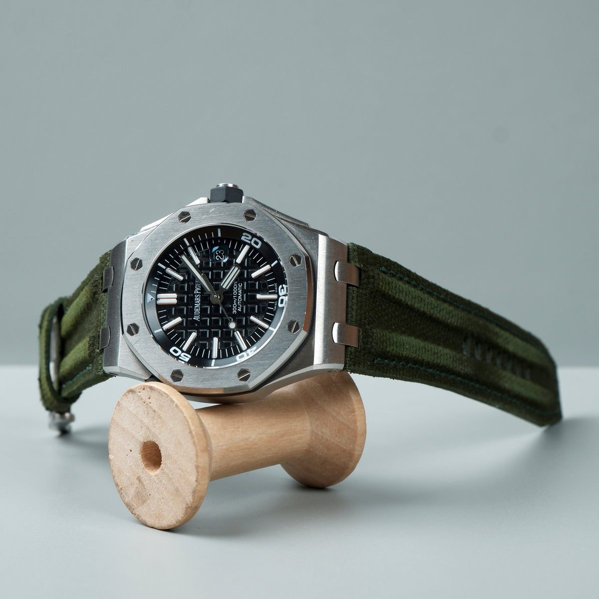 AP ROO Diver Straps - AP Phantom Dark Green – Liger Straps