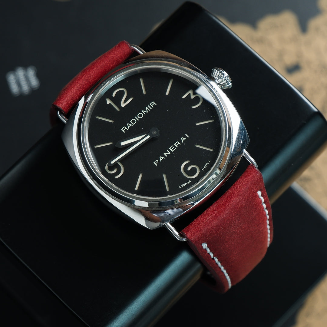 Panerai Radiomir Straps - Diablo Burgundy – Liger Straps