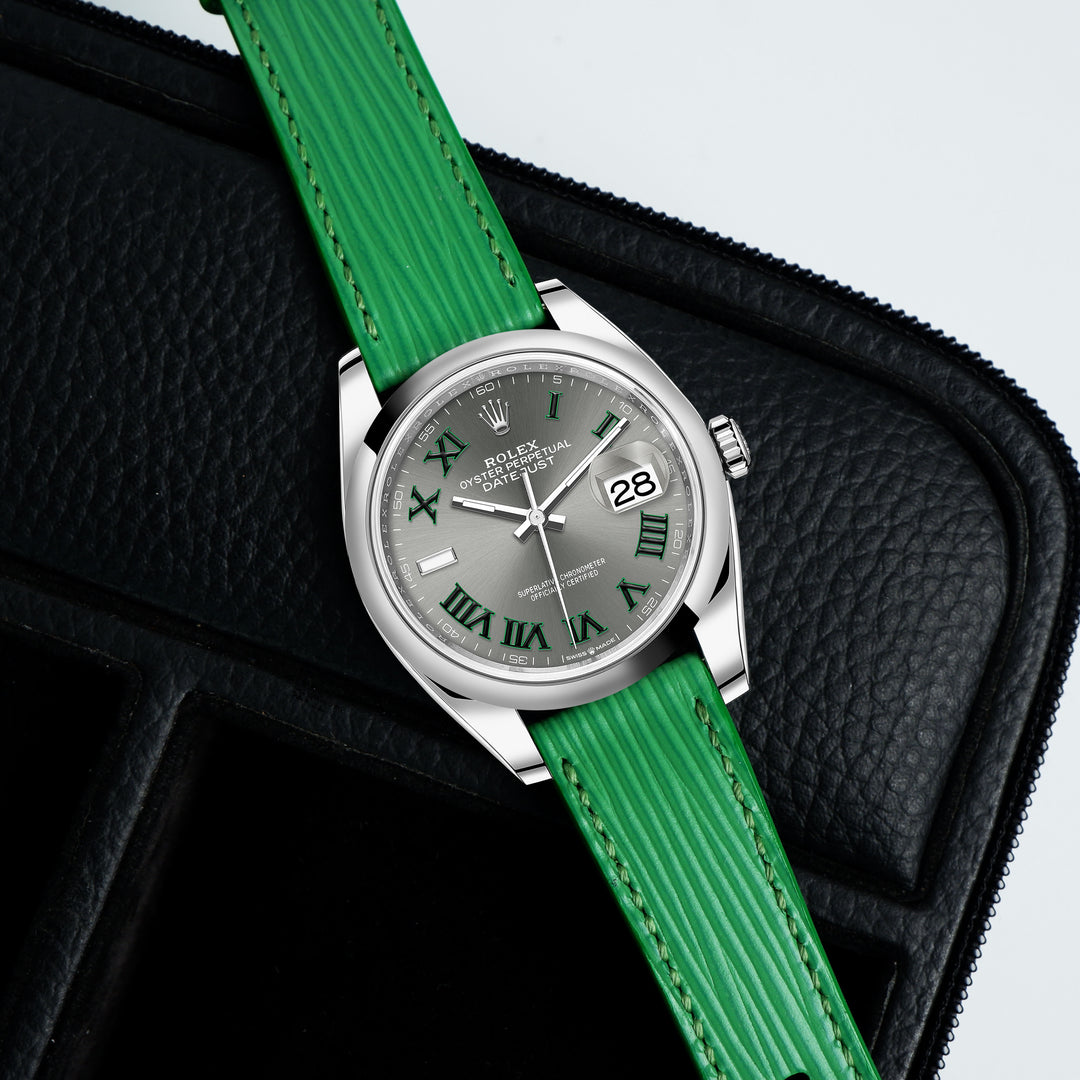 Rolex Datejust Straps - Epi Kelly Green – Liger Straps