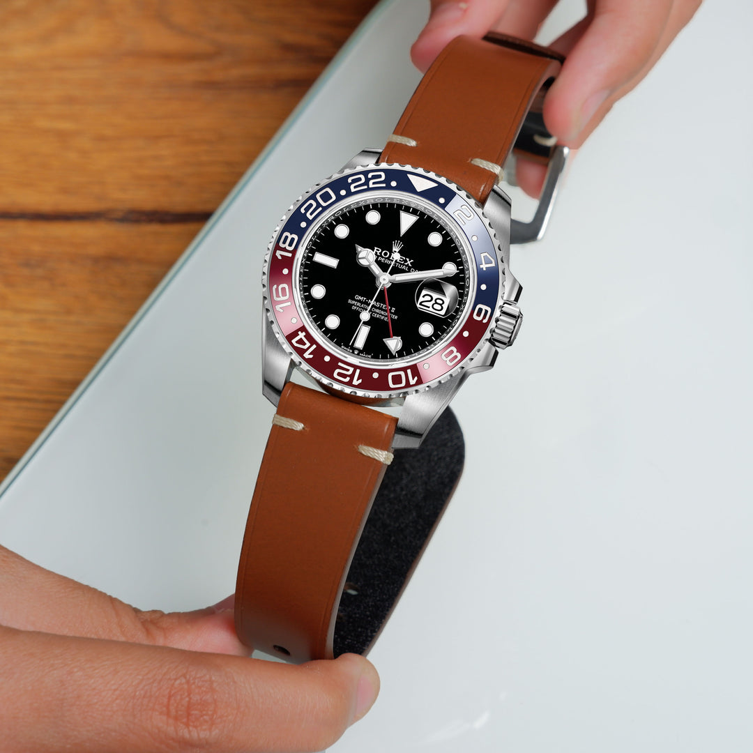 Gmt master leather strap top