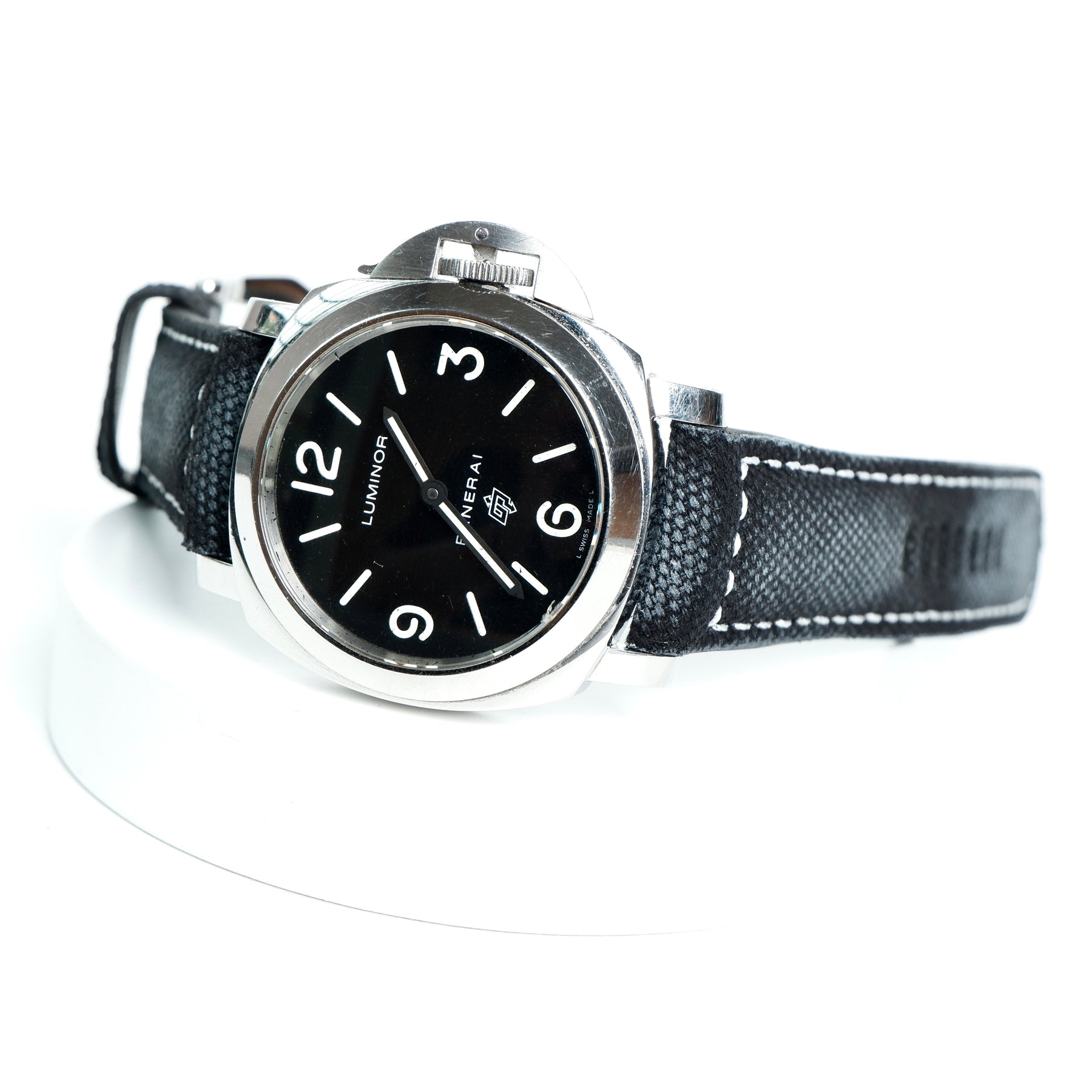 Panerai Luminor Straps - Canvas Black – Liger Straps