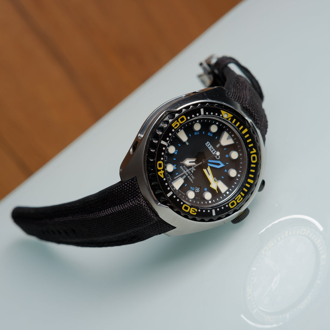 SEIKO Kinetic Diver's 200m ブラックラバー SEIKO Kinetic Diver's 200m ブラックラバー